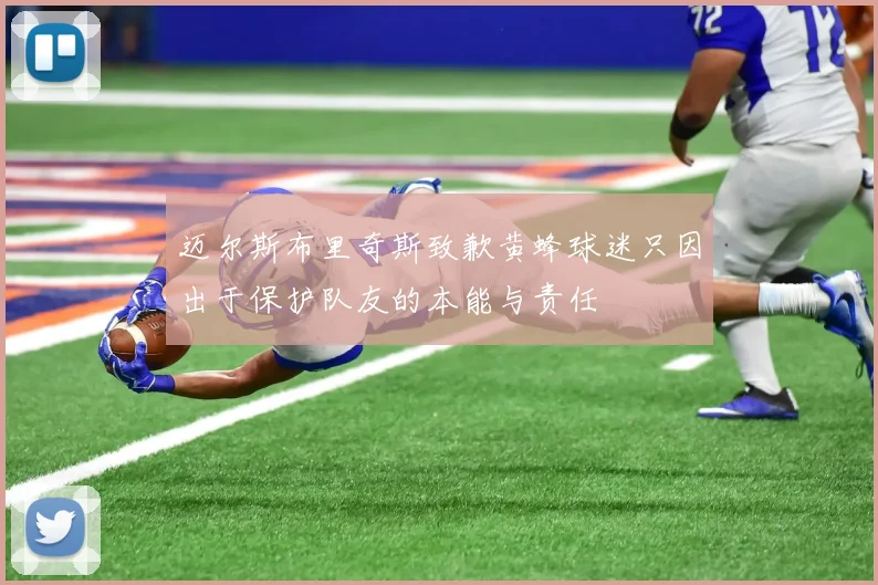 迈尔斯布里奇斯致歉黄蜂球迷只因出于保护队友的本能与责任